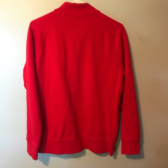 Apple MAC 1/4 zip Red Pullover Sweater Small - Picture 6 of 6